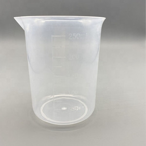 कम कीमत थोक प्रयोगशाला मापने शासक कप प्लास्टिक प्रकार पारदर्शी बीकर - Product Image 1