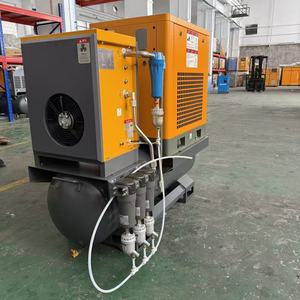 AOKEF 10HP Compresor de Aire Estacionario Integrado Cuatro en Uno para Corte Láser con PLC y Secador de Aire Incorporado de Alto Rendimiento - Product Image 4