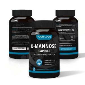 Suplemento de fibra dietética OEM D Cápsulas de manosa 500mg D Cápsulas de manosa - Product Image 2