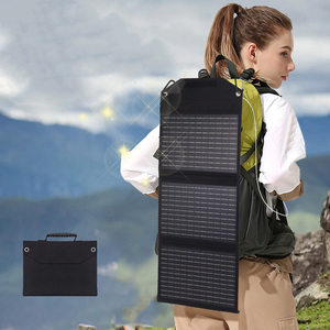 Portable <b>Mini</b> 30W Solar System Foldable Mono Silicon <b>Bag</b> with Waterproof Fabric,USB Charger - Product Image 1