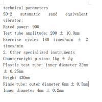 Ensemble de test d'équivalent de sable électrique, équipement motorisé d'essai des agrégats de sol pour laboratoire