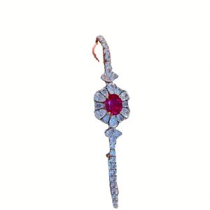 Bulk Wholesale Orders Eco-friendly <b>Copper</b> 8*10mm Multicolor Cubic Zirconia Vintage Imitation Gemstone Chain <b>Bracelets</b> - Product Image 2