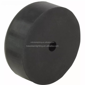 Patins en caoutchouc ronds noirs antidérapants et amortissants <span class=keywords><strong>pour</strong></span> équipement audio et vidéo, hauteur 26 mm, protège-pieds en caoutchouc - Product Image 5