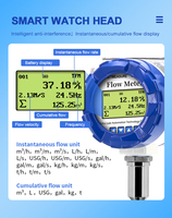 Débitmètre à turbine Capteur Signal d'impulsion Diesel Essence Lait Alcool Méthanol Débitmètre d'eau en ligne