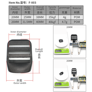 China Supply Safety <span class=keywords><strong>Ladder</strong></span> <span class=keywords><strong>Lock</strong></span> Ratel Verstelbare Riem Gesp Voor Tas Wandelen Rugzak Accessoires Riem - Product Image 2