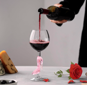Verre à cocktail rose fantaisie 8 oz en forme de <span class=keywords><strong>talon</strong></span> aiguille pour femmes, idéal pour enterrement de vie de jeune fille ou anniversaire - Product Image 3