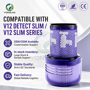 Filtros HEPA PET para Aspiradora <span class=keywords><strong>Dyson</strong></span> V12, Repuestos Compatibles para Uso Doméstico, Piezas de Repuesto para Aspiradora Eléctrica - Product Image 1