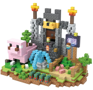 Bloques de Construcción Magnéticos Montessori 120 Piezas, Juguetes Sensoriales Apilables de Cerdito y Perro Héroe para Niñas y Niños de 14 Años en Adelante - Product Image 1