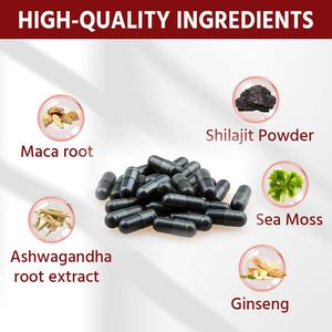 Natural Testosterone-Booster <strong>Capsules</strong> Ashwagandha Fenugreek For Men's Libido Workout Performance Adult <strong>Herbal</strong> Supplement Energy - Product Image 3
