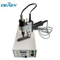 Mesin pemotong ultrasonik, mesin pemotong ultrasonik, pisau Label kain 40Khz 800W untuk tekstil kain