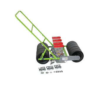 Seminatrice Professionale Manuale a Spinta per Cipolle e Carote, 4 File, con Spaziatura Regolabile per Semi Piccoli - Product Image 6