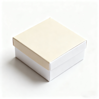 Caixa de Presente Rígida de Papel Texturizado Luxuosa Feita à Mão Reciclável Pequena para Joias com Tampa Removível Impressão UV Inserto de EVA Personalizável