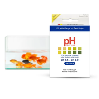 Tiras Reactivas de pH 4.5-9.0 para Orina y Saliva, Medidores de pH Precisos para Uso Clínico y de Laboratorio