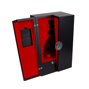 Tùy Chỉnh Sang Trọng <span class=keywords><strong>Whisky</strong></span> Hộp Rượu Vang Chai Bộ Sưu Tập Hiển Thị Hộp Đôi Cửa Thiết Kế Bằng Gỗ Hộp Quà Tặng Cho Rượu - Product Image 5