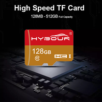 Carte SD Mini Hybour TF001 en plastique noir, nouveau prix d'usine pour caméra DVR, MP3, GPS, téléphone, CCTV, 1 Go, 256 Go
