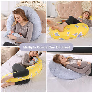 Almohada <span class=keywords><strong>de</strong></span> <span class=keywords><strong>Embarazo</strong></span> Multiusos en Forma <span class=keywords><strong>de</strong></span> C, Almohada <span class=keywords><strong>de</strong></span> <span class=keywords><strong>Lactancia</strong></span>, Cojín <span class=keywords><strong>de</strong></span> Maternidad Firme para Alimentación <span class=keywords><strong>y</strong></span> Comodidad Posparto - Product Image 3