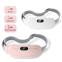 Menstruations-Massagegürtel für Körperwärme & Vibrationsmassage mit Therapeutischer Rückenentlastung, Periodenkrampf-Entspannung, Multi-Stecker
