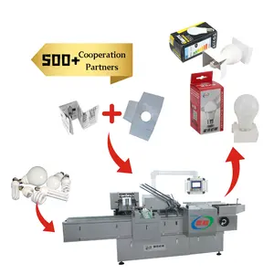 Full Automatic Bulb Downlight Cartoning Machine Carton Packaging Machinery Price With Heat Shrink Wrapping