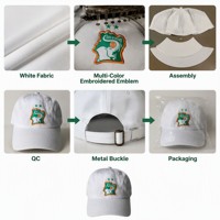 Gorras de Béisbol Bordadas a Mano con Diseño Personalizado, Logotipo en Parche Tejido, Color Azul Marino, para Senderismo al Aire Libre, Impermeables, Unisex, con Visera Curva