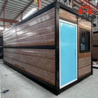 Maison Conteneur Pliante Modulable Préfabriquée Mobile Résidentielle en Acier Étanche