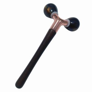 Rouleau facial en pierre d'œil de tigre, masseur 3D, produits de soin de la peau - Product Image 4