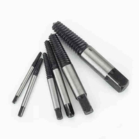 Extracteur de vis cassées pour outils de quincaillerie, finition sablée métrique, qualité industrielle et bricolage