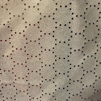 Tissu en tricot composite suédé micro-perforé, 1.2mm d'épaisseur, 55 "de large, revêtement de siège et de canapé automobile de qualité supérieure