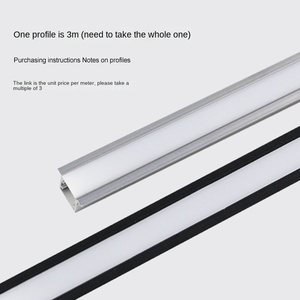 ไฟแอลอีดีเชิงพาณิชย์แบบติดพื้นผิวอะลูมิเนียมโปรไฟล์ไฟ LED ตัดดัดได้ - Product Image 5