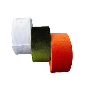 Ruban extensible en velours pelucheux large pour vêtements d'hiver, nœuds pour <span class=keywords><strong>cheveux</strong></span>, décorations de fêtes et chapeaux décorés - Product Image 1