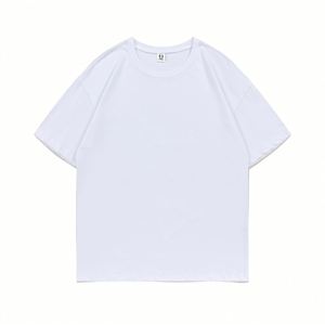 T-shirt en coton pur avec logo personnalisé, de haute qualité, couleur unie, col rond, style décontracté, design personnalisé pour une utilisation promotionnelle - Product Image 1