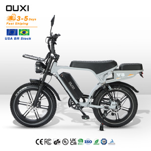BR Prêt Stock 1000w Ebike Cadre de vélo en acier VTT Eletrica Bicicleta Vélo motorisé E-Bike OUXI V8 Brésil Entrepôt - Product Image 1