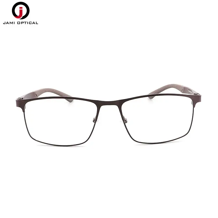 Glasses Fashion Men Design Frames Business Glasses for Man Square Styles Metal Eyeglasses