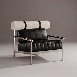 Fauteuil <span class=keywords><strong>de</strong></span> loisirs moderne design en acier inoxydable Mobilier canapé <span class=keywords><strong>de</strong></span> salon créatif pour bureau à domicile - Product Image 1
