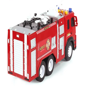 1/12 आकार घर्षण बचाव फायर इंजीनियरिंग ट्रक प्रकाश और लड़कों के प्लास्टिक सामग्री के लिए बैटरी खिलौना के साथ ध्वनि प्रभाव - Product Image 3