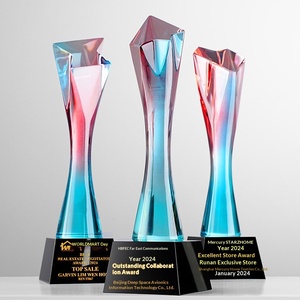 รางวัลคริสตัลน้ำแบบสั่งทำพิเศษ รางวัลประจำปี <span class=keywords><strong>ประกัน</strong></span>ภัยแชมป์ รางวัลพนักงานดีเด่น สร้างสรรค์ หรูหรา สง่างาม - Product Image 3