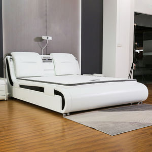 Equipado con purificador de aire con función de almacenamiento, cama doble, cama inteligente de masaje ajustable para dormitorio - Product Image 2
