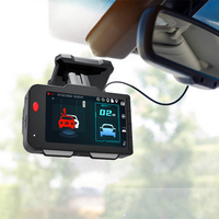 Caméra embarquée double objectif AI ADAS 4K WIFI avec caméra arrière HD 1080P grand angle 170°, GPS DVR et garantie 1 an pour voitures et taxis