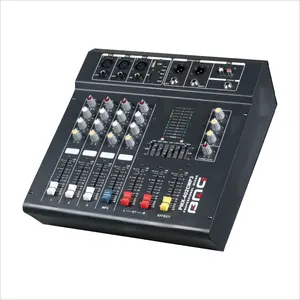 Demao professional high quality 6 channels dj audio mixer with mp3 player