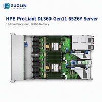 Serveur de calcul cloud haute performance HPE DL360 Gen11 1U Intel Xeon 6526Y 16C 128G DDR5, prix usine