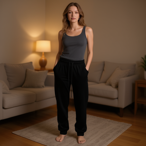 Pantaloni sportivi casual da donna Louis Luna H7024-1 M/L XL/2XL con coulisse in vita, vestibilità comoda - Product Image 3