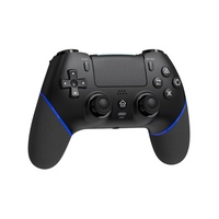 Manette de jeu sans fil BT avec moteur de vibration, bouton Turbo, volant de jeu, gyroscope six axes pour PC/mobile/tablette