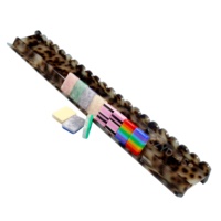 Supports de Mahjong en Acrylique Personnalisés en Forme de Coquille de Tortue, Design à Poussoir Ondulé, Supports Portables Faits Main en Acrylique avec Poussoir Magnétique