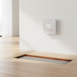 <span class=keywords><strong>Thermostat</strong></span> intelligent WiFi Tuya pour <span class=keywords><strong>chauffage</strong></span> au sol électrique Écran couleur Contrôleur de température électrique Moderne pour hôtels et maisons - Product Image 1