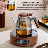 Piaoyi tasse verre théière ménage filtre théière avec séparation de l'eau bouilloire ménage filtre thé brasseur théière