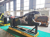 Cisaille hydraulique MONDE Eagle pour déchiquetage de ferraille, accessoire d'excavatrice pour le démontage de déchets d'acier sur chantier de construction