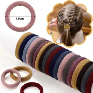 Haarschröpfe Seidenbänder Satin elastische Haarbänder für Damen Mädchen Haarzubehör Geschenk