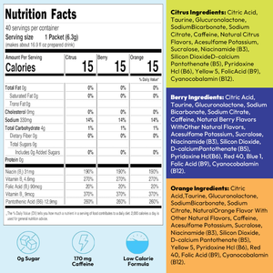 LIFEWORTH on the Go Кофеин Энергетический напиток порошок без сахара с электролитами таурин - Product Image 4