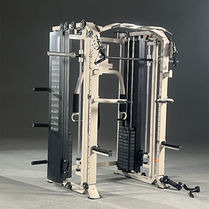 Machine Smith pour salle de sport à domicile avec système de poulies, cage à roulements linéaires, équipement d'entraînement de la force du haut du corps - Product Image 4