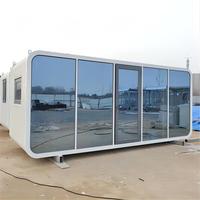 Maison mobile moderne Apple Cabin entièrement meublée, structure en acier traditionnelle, insonorisée, mini-maison modulaire pour la Californie, États-Unis
