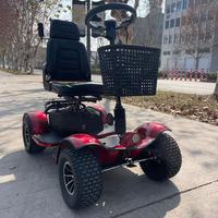 Nouveau chariot de golf électrique modèle GF04, monoplace avec toit, siège capitaine, chariot de luxe